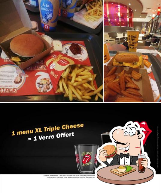 Commandez un hamburger à Quick Fleury-Mérogis