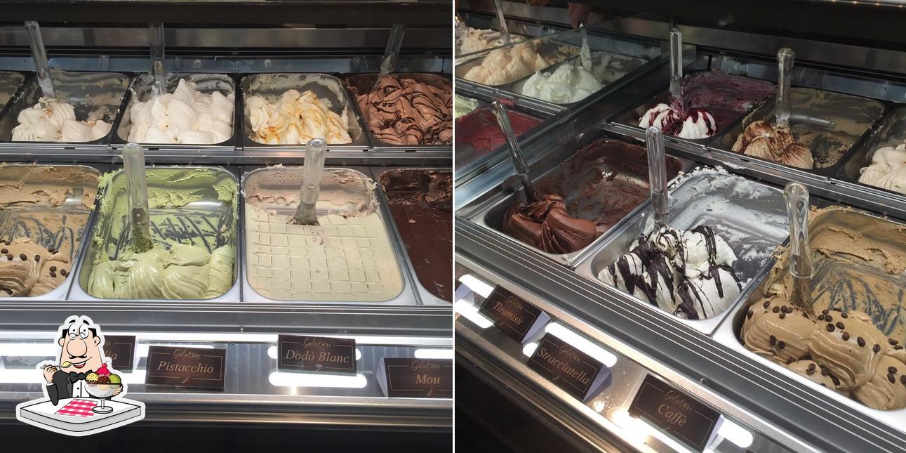 Gelatieri sert un nombre de plats sucrés