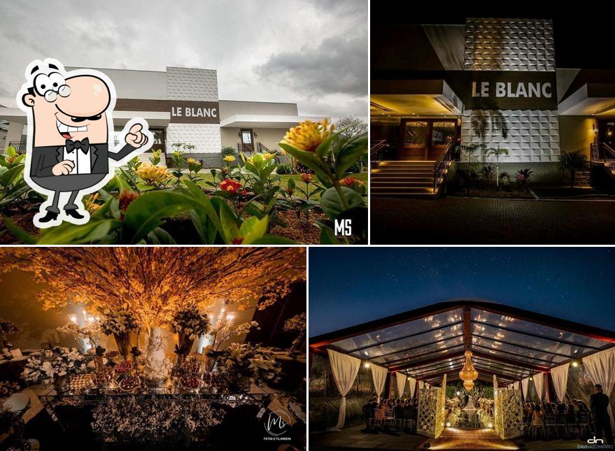 O exterior do Le Blanc Eventos