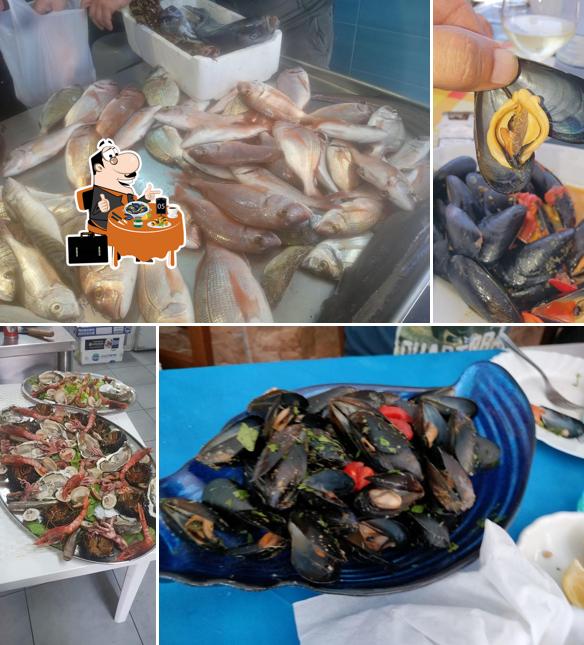 Cozze al Ristopescheria gastronomia del pesce ANGELO DEL MARE