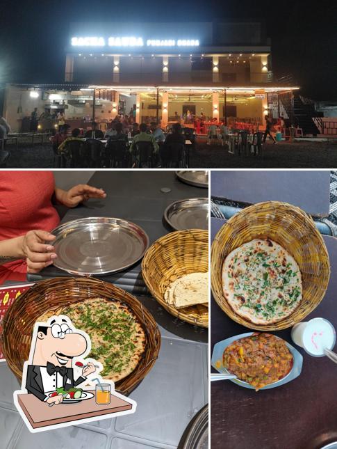 Food at Sacha Sauda Punjabi Dhaba