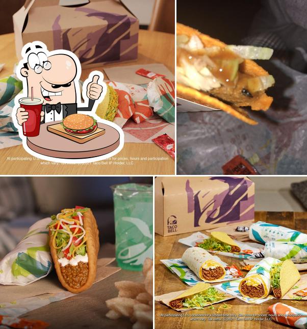 Get a burger at Taco Bell