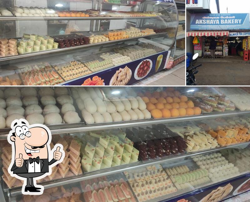 See this picture of Akshaya Bakery