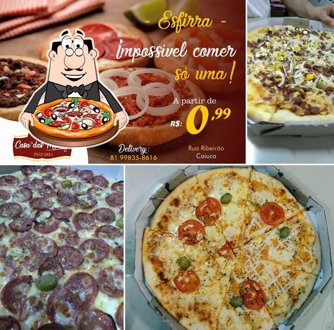 Experimente diferentes estilos de pizza