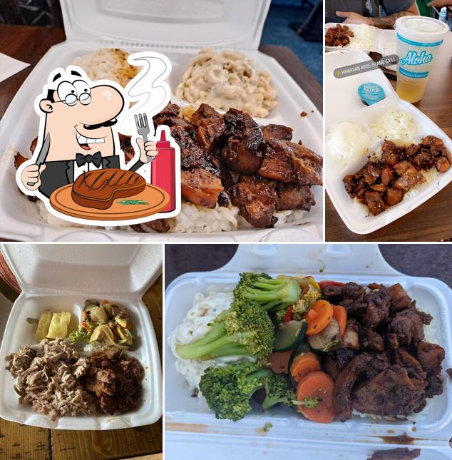 Hawaiian Bros Island Grill in Live Oak Restaurant menu and reviews