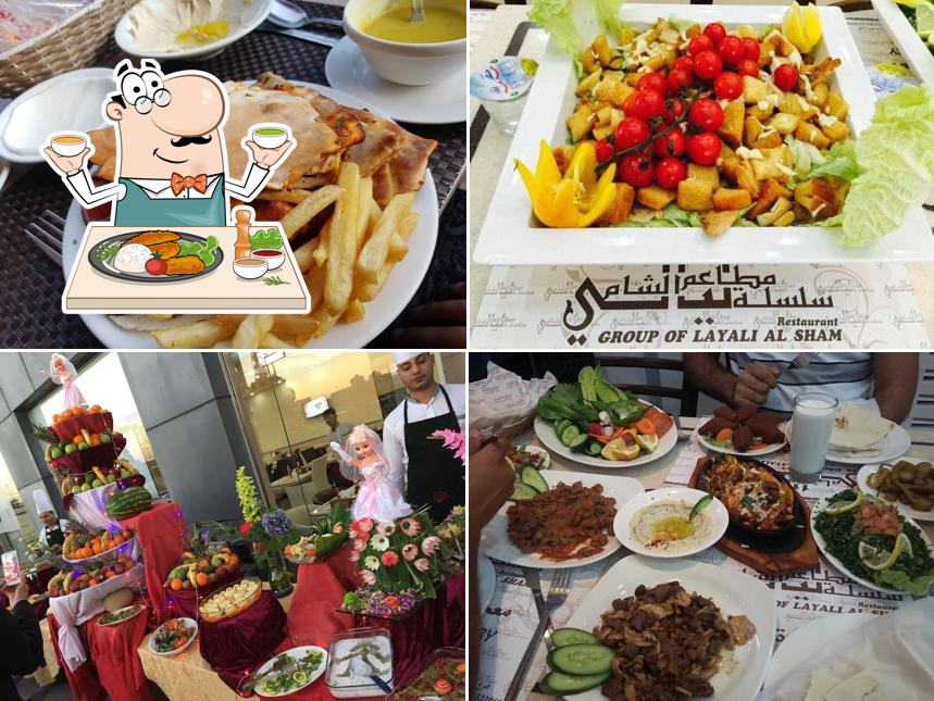 Meals at Layali Al Sham Restaurant