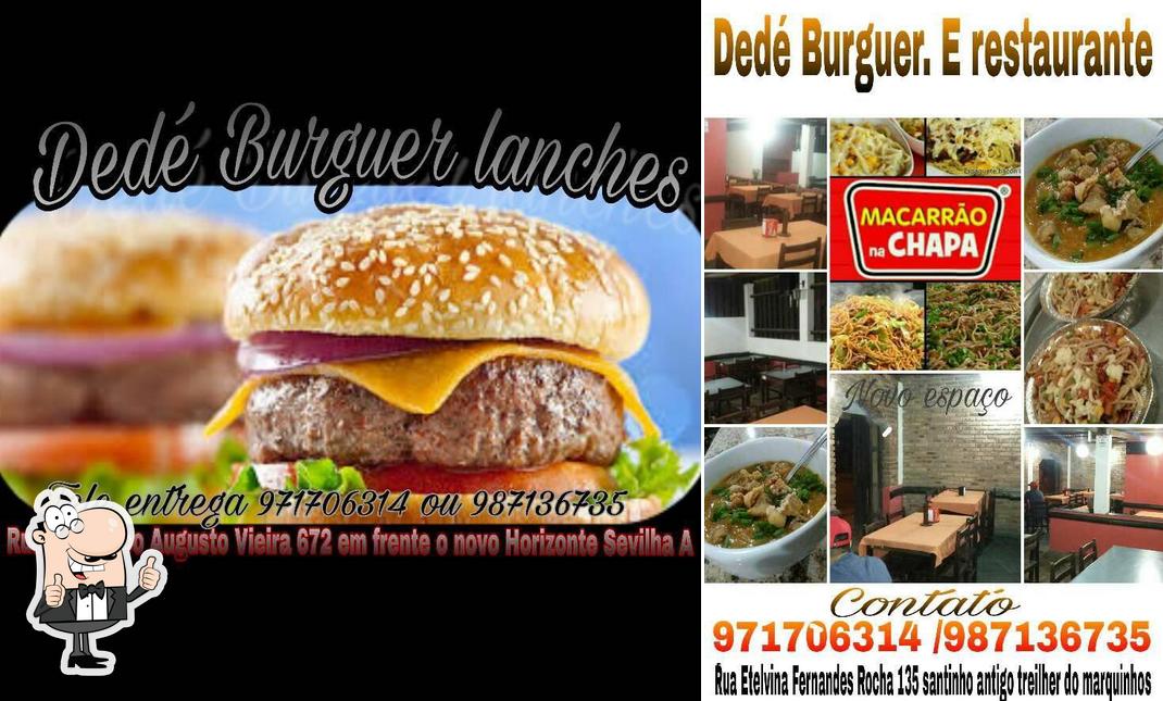 Here's a picture of Dedé Burguer lanches