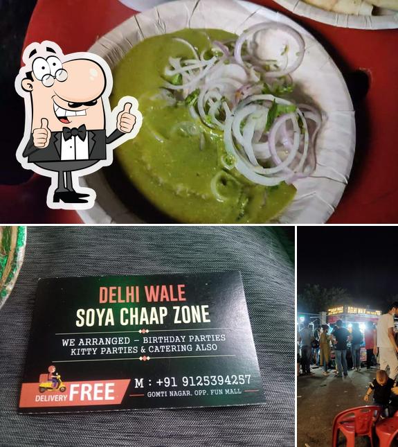 Look at this image of Delhi Wale Soya chaap Zone