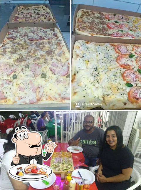 Experimente pizza no Pizza Loka Metro