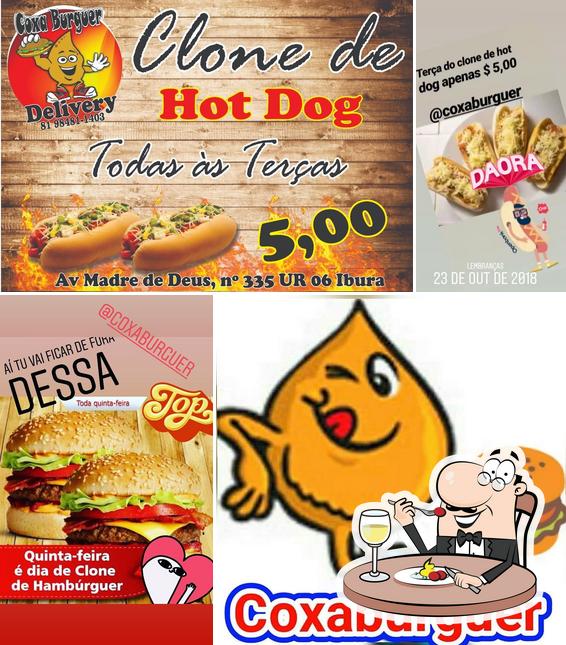 Comida em Coxaburguer