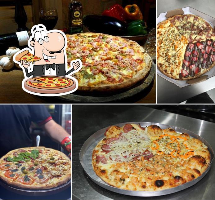 No Chef Jhon Pizzas & Esfihas, você pode provar pizza