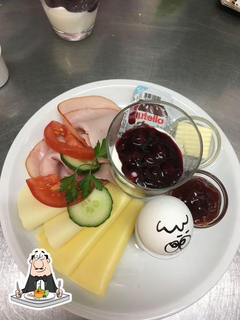 Essen im Café Caramel