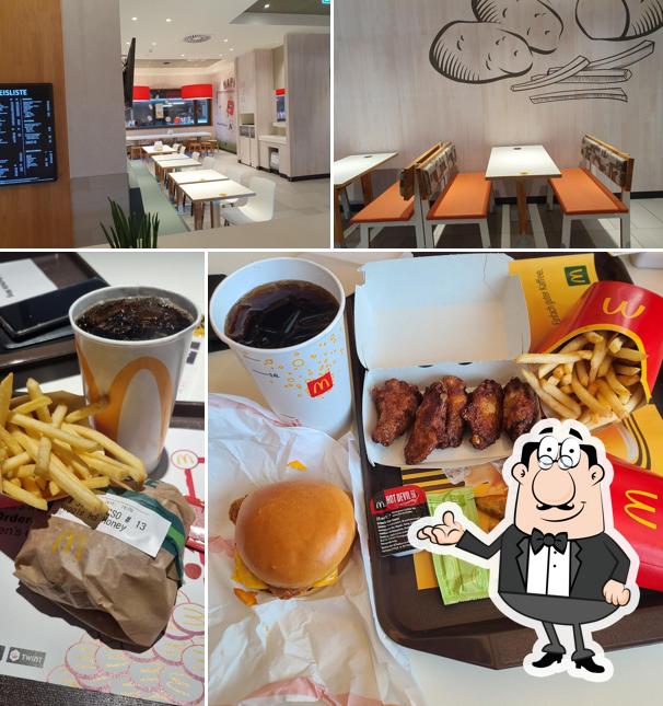 La photo de la intérieur et nourriture de McDonald's Vaduz’s