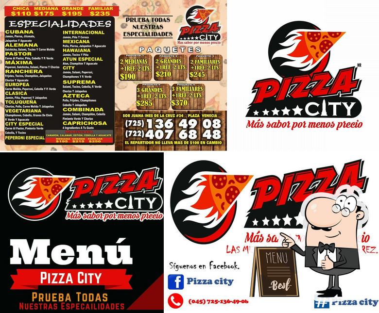 Pizza City, Villa de Almoloya de Juárez - Menú del restaurante, precios