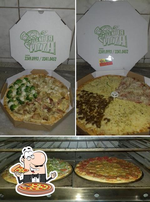 Peça pizza no Planeta Lanches & Pizzas