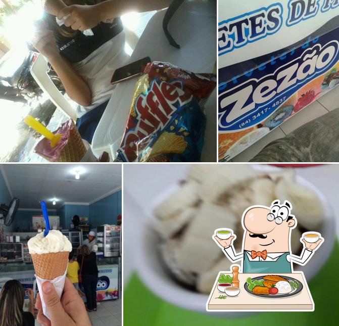 Comida em Sorveteria Do Zezão