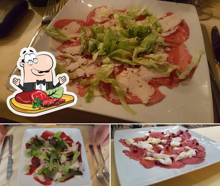 Carpaccio di manzo al Ristorante Pedemonte