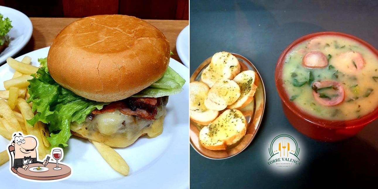 Platos en Torre Di Valença Lounge e Bar