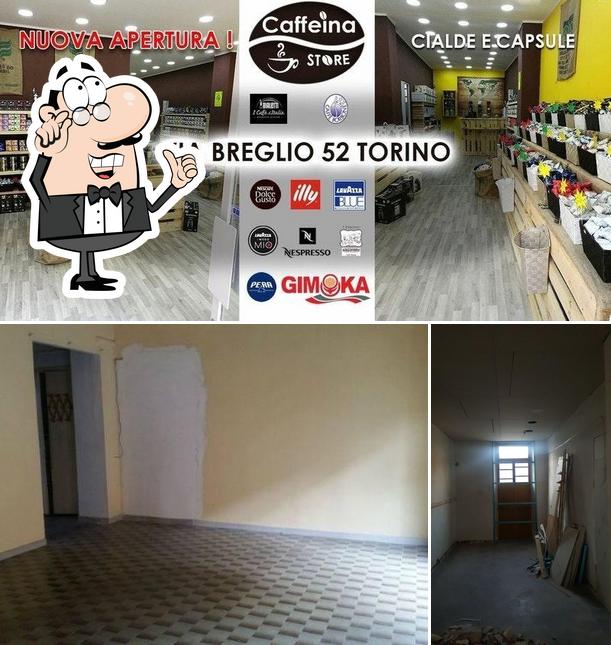 Gli interni di Caffeina Store Borgo Vittoria