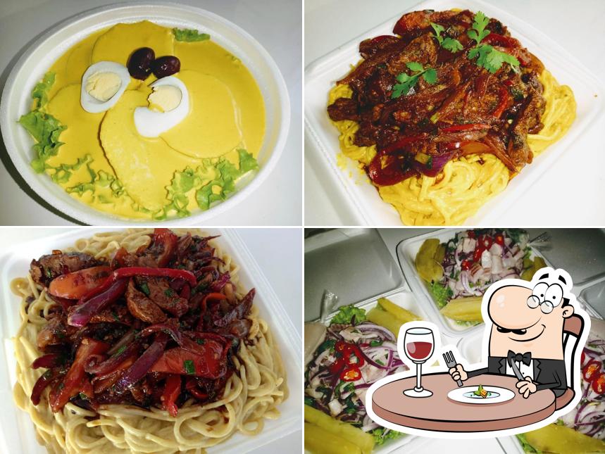Comida em Delicias Peruanas