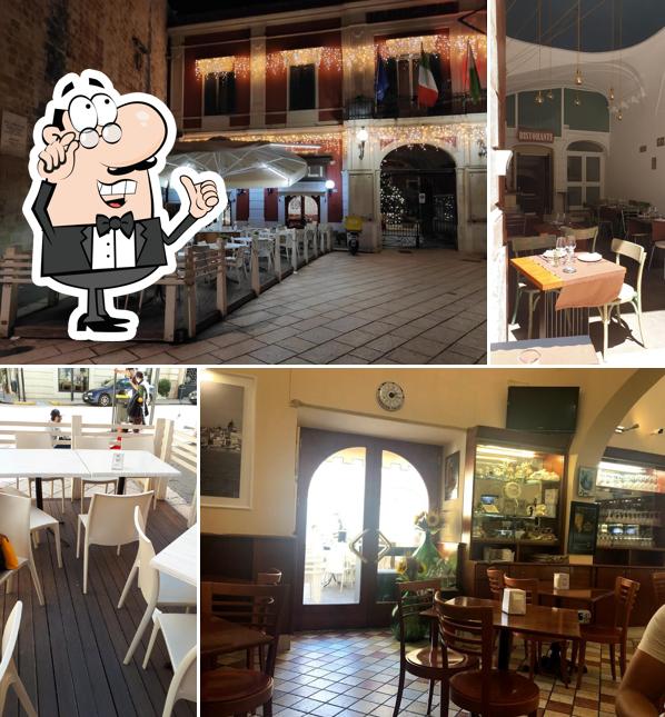 Gli interni di Caffè Napoli