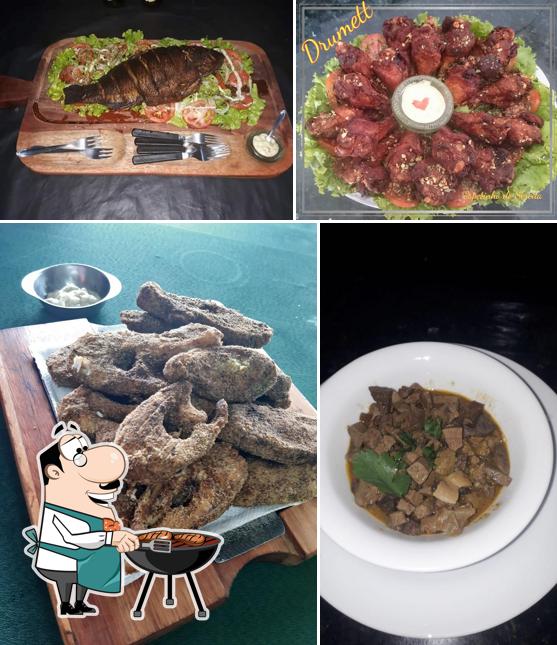 Escolha refeições de carne no Restaurante do sereda