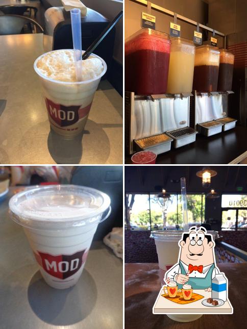 MOD Pizza serves a number of drinks