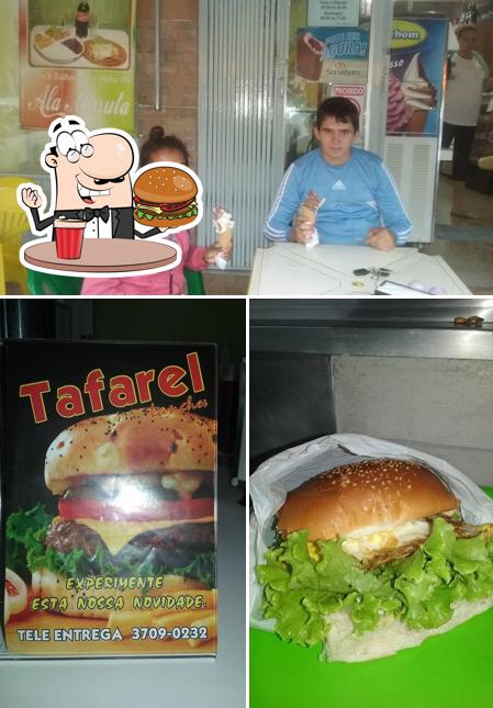Consiga um hambúrguer no Tafarel Lanches