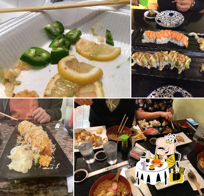 Еда в "Toyo Sushi & Roll"