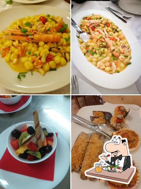 Cibo al Ristorante Il Granchio. Cucina di mare