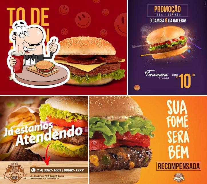 Hambúrguer em LANCHE BEM AMIGOS