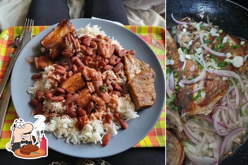 Prenez des repas à base de viande à Bokit Tropical pacific