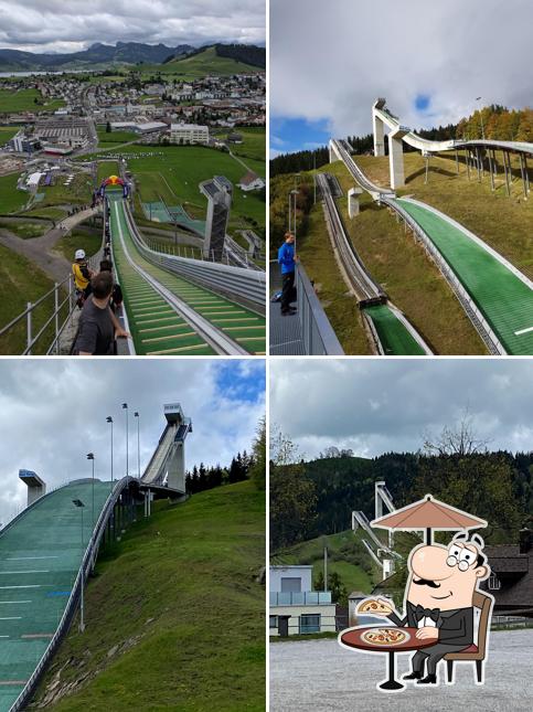 L'extérieur de Schanzen Einsiedeln