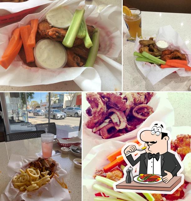 Hot Wings Cafe, 4609 Van Nuys Blvd in Los Angeles Restaurant menu and reviews