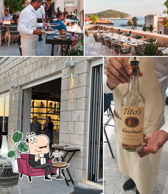Gli interni di Restaurant Ezza, Dubrovnik