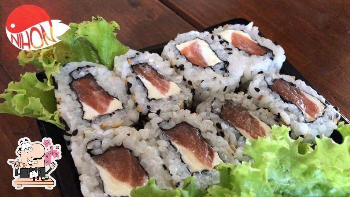 Prove diversas opções de sushi