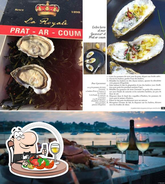 Essayez des fruits de mer à Viviers Prat Ar Coum