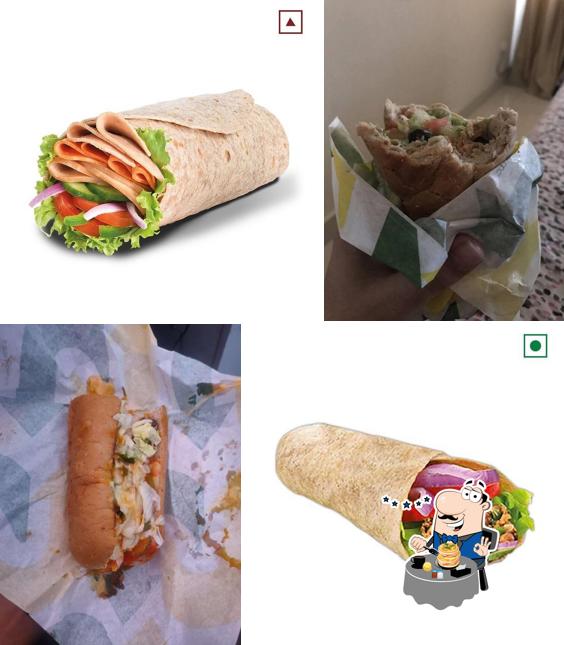 Food at Subway Derabassi