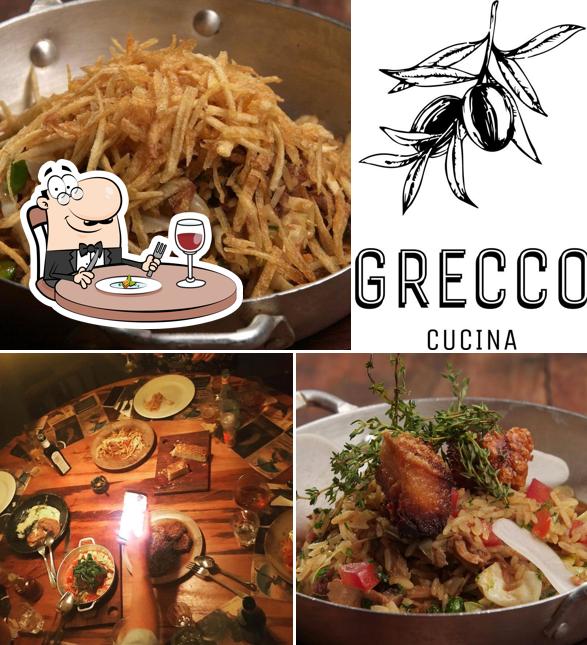 Картофель фри и устрицы в "Grecco Cucina"