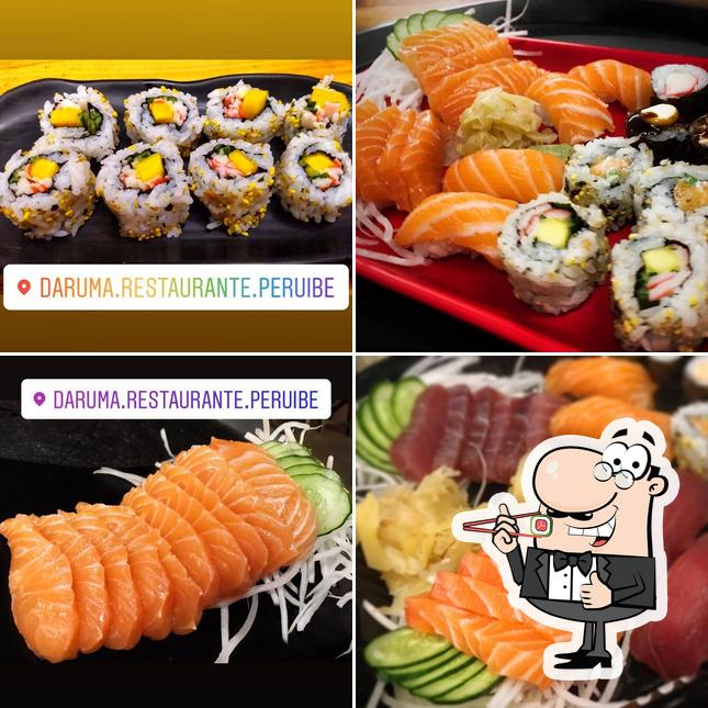 Prove diferentes opções de sushi