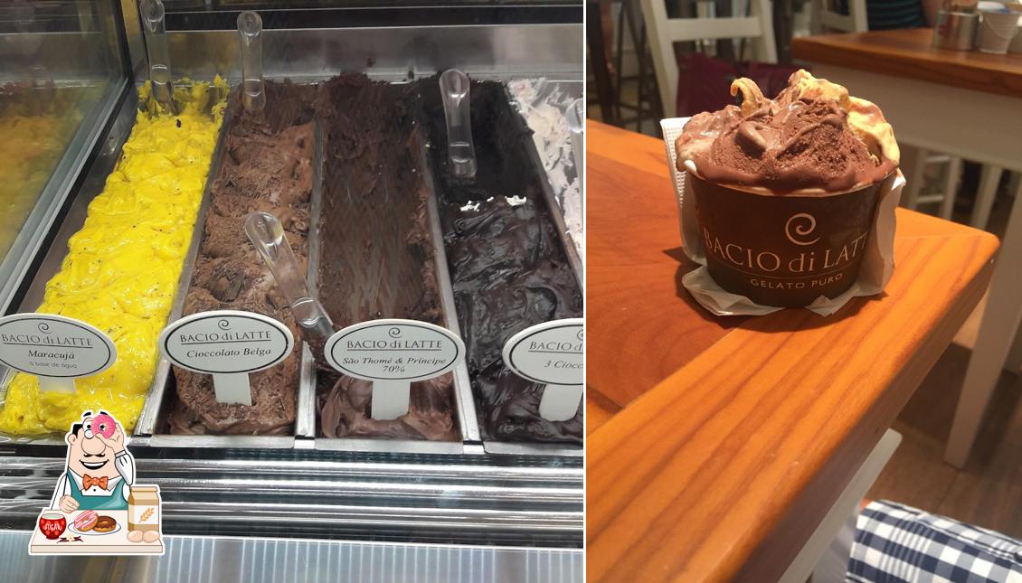 Bacio di Latte - Shopping Ribeirão (Quiosque) oferece uma variedade de pratos doces
