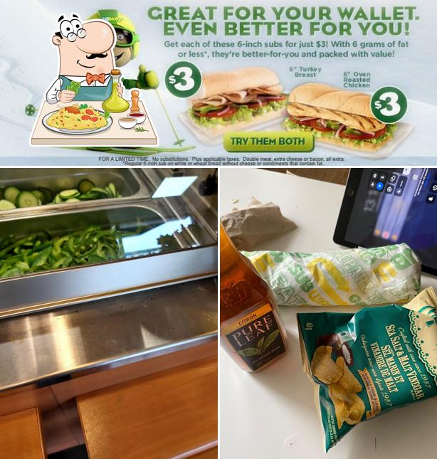 Nourriture à Subway