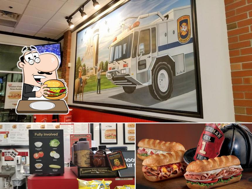 Get a burger at Firehouse Subs Alliance Town Center