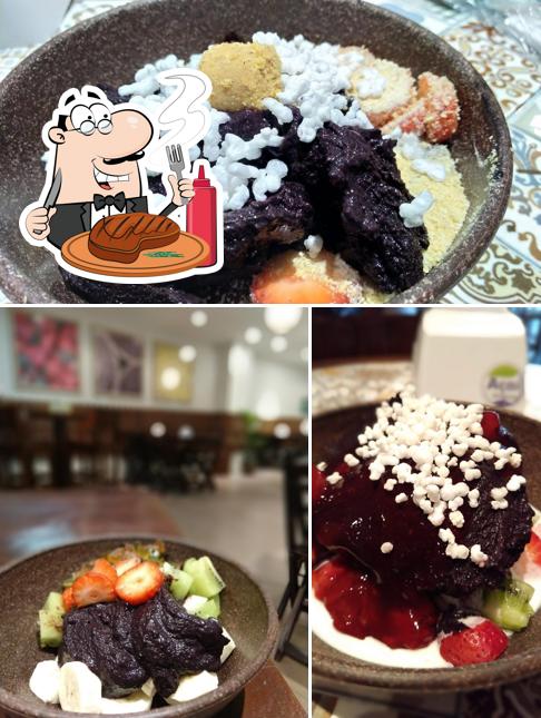 Escolha refeições de carne no Açaí Original