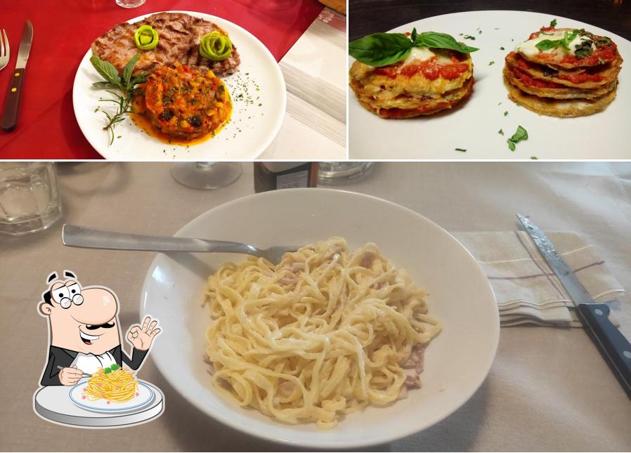 Spaghetti alla carbonara al La Merenda Sinoira