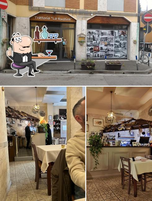 Siediti a un tavolo di Trattoria La Rustica