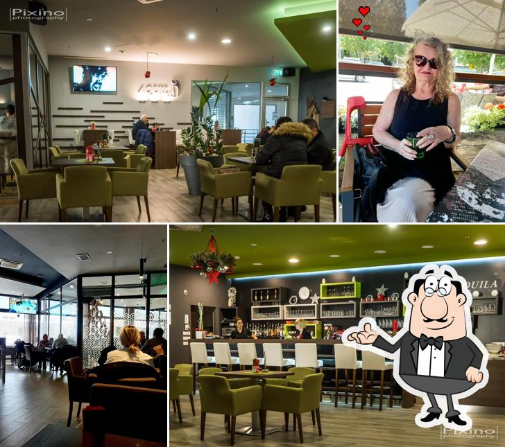 Gli interni di Aquila Bar