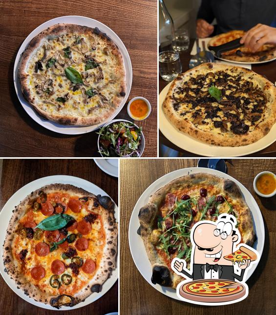 Pick pizza at Caberfeidh Bar and Restaurant