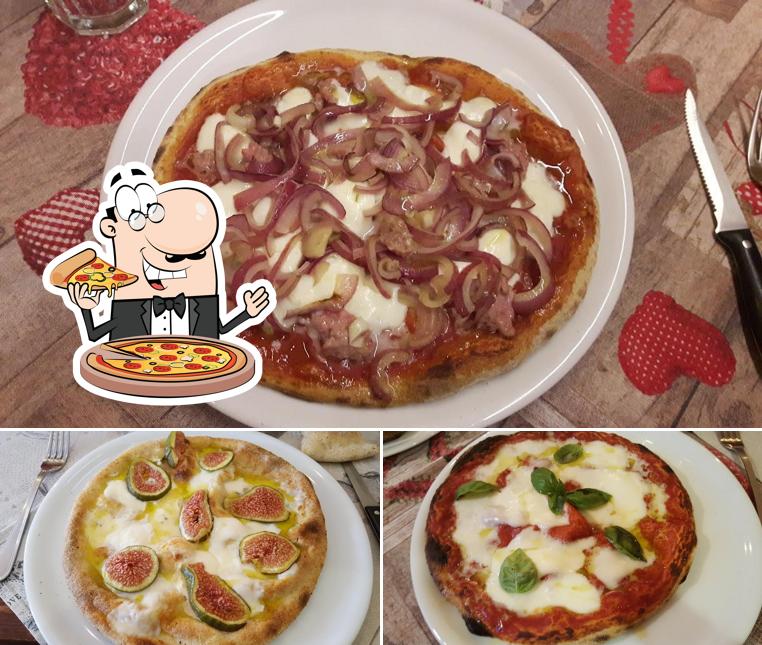 Essayez différents types de pizzas