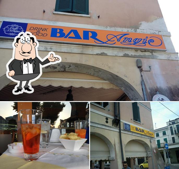 La interni e birra del ristorante